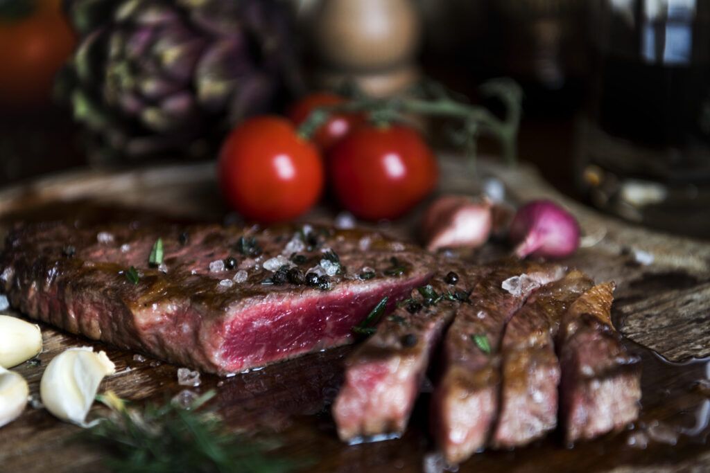 BBQ steak medium rare voor blogpost