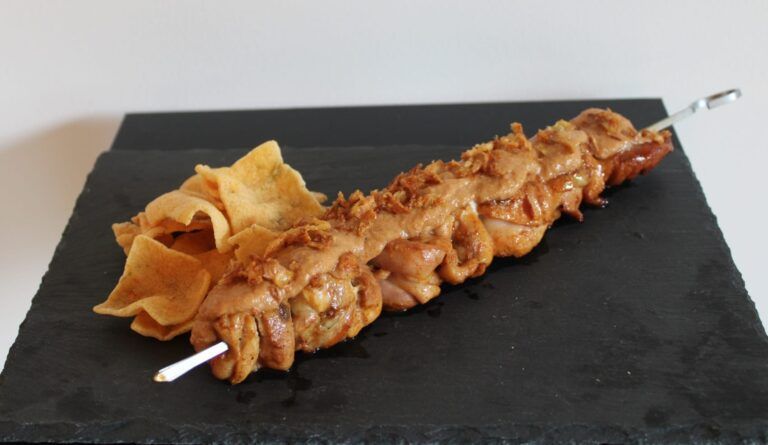 Kipspiesen BBQ recept