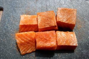 Zalm barbeque