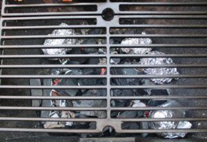 gepofte aardappel BBQ