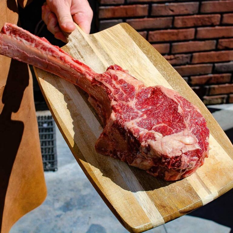 Reverse seared Tomahawk BBQ recept 2 tomahawk bbq