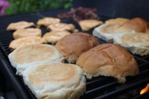 broodjes en kaas op de burger
