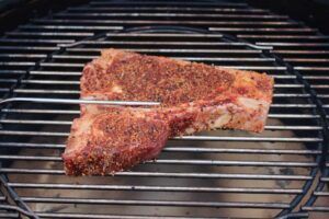 t bone steak bbq