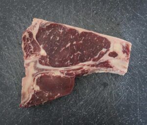 t bone steak bbq