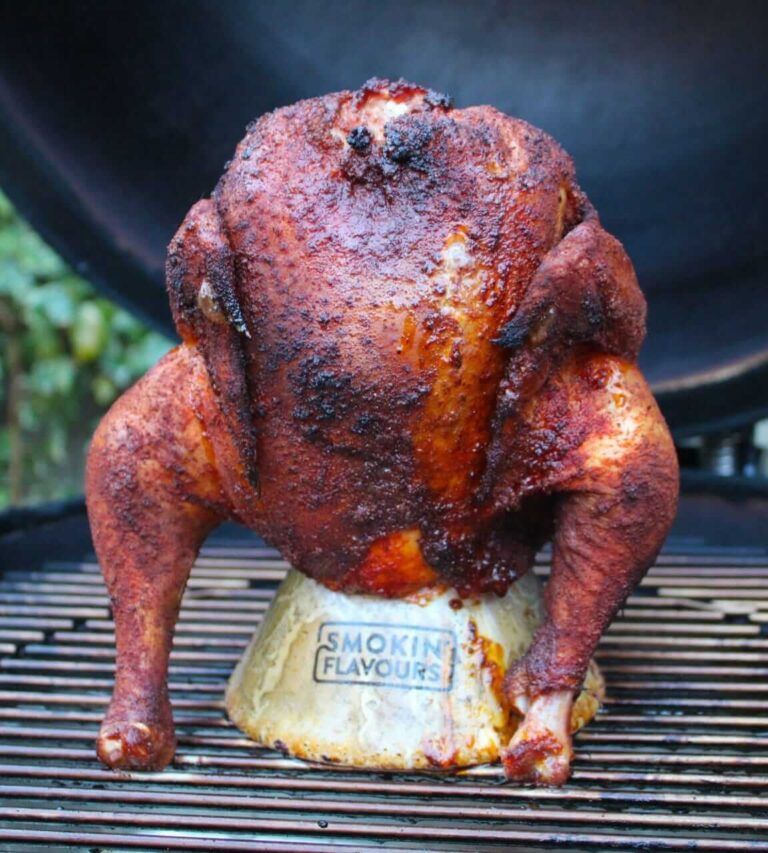 Beer can chicken van de BBQ - BBQ Hoofdgerechten - Turn Don't Burn