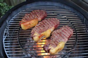 entrecotes afgrillen
