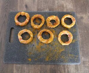 Bacon Wrapped Onion Rings (3)