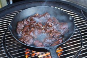 Ossenhaaspuntjes in hoisin marinade