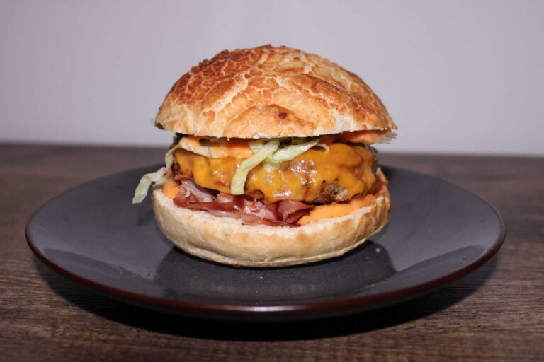 tiger burger van de BBQ