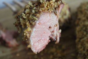 Lamsrack van de BBQ