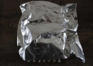 Lamsrack van de BBQ