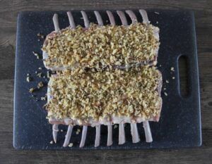 Lamsrack van de BBQ