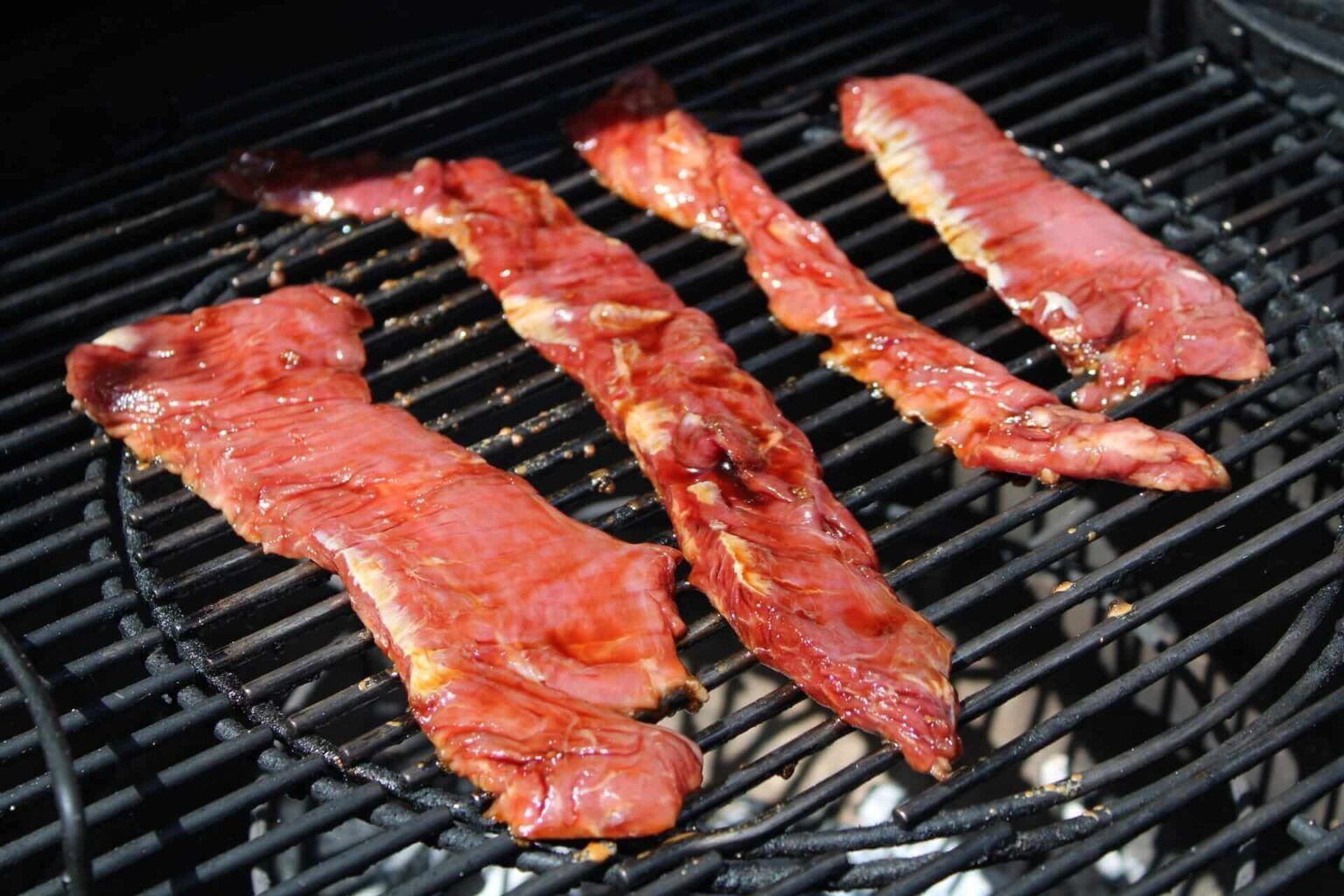 Teriyaki Skirt Steak van de BBQ BBQ recepten Turn Don't Burn