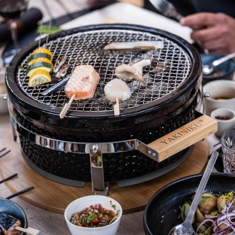 De shichirin kleine BBQ van Yakiniku