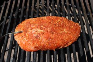 Beenham indirect op de BBQ op 150 graden