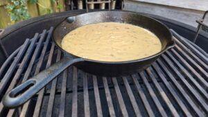 BBQ opstoken en sticky toffee pudding erin zetten