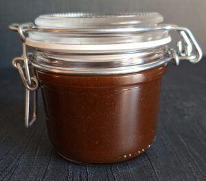 karamelsaus klaar en bewaren