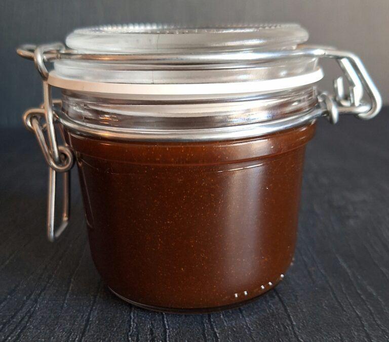 karamelsaus klaar en bewaren