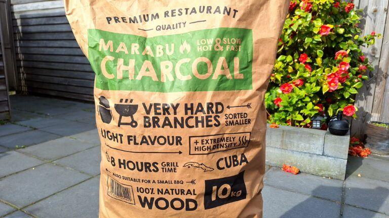 Marabu houtskool in zak