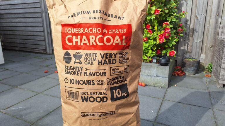 Quebracho houtskool zak