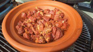 vlees in tajine aanbraden
