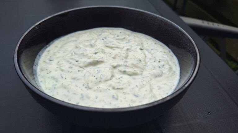 zelfgemaakte tzatziki