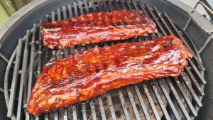 vlees uitpakken en inlakken