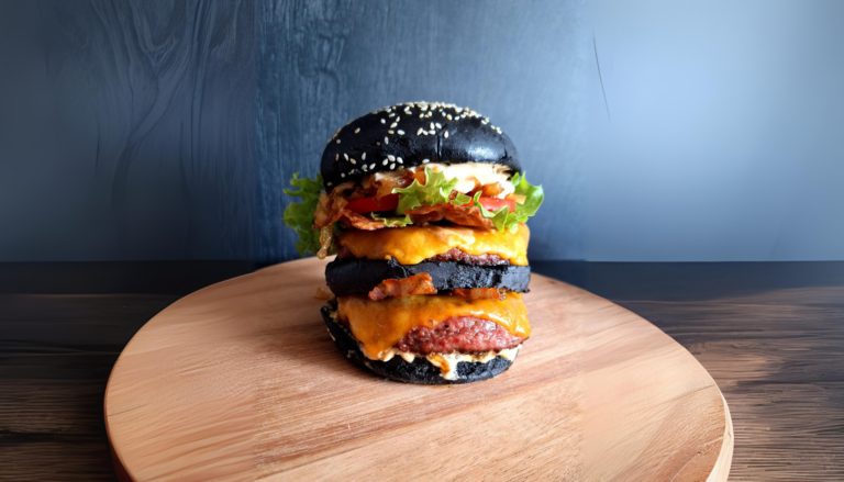 big mac style bbq burger