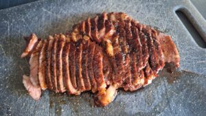 Ribeye snijden en lakken