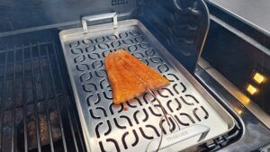 pulled zalm roken op 75 graden