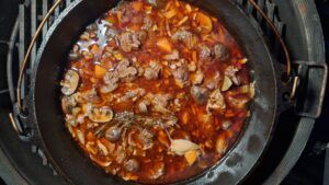 boeuf bourguignon klaar