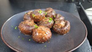 champignons van de BBQ