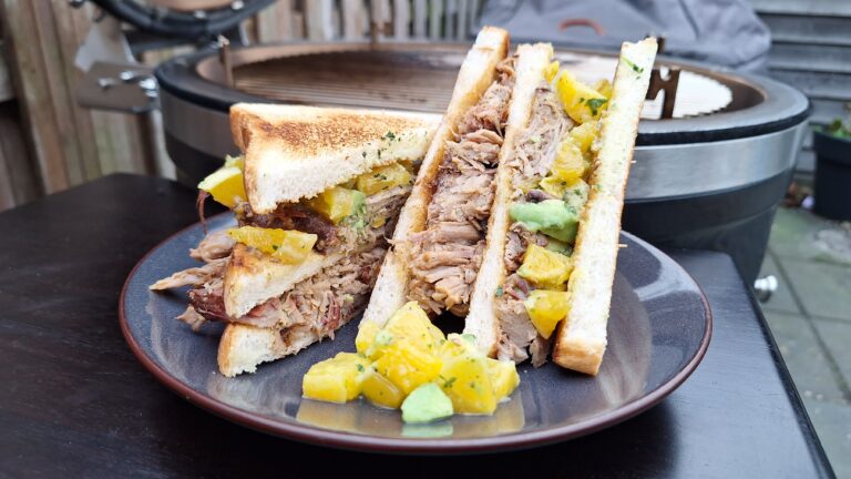 mojo pulled pork met sinaasappel glaze