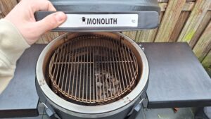 barbecue half indirect instellen