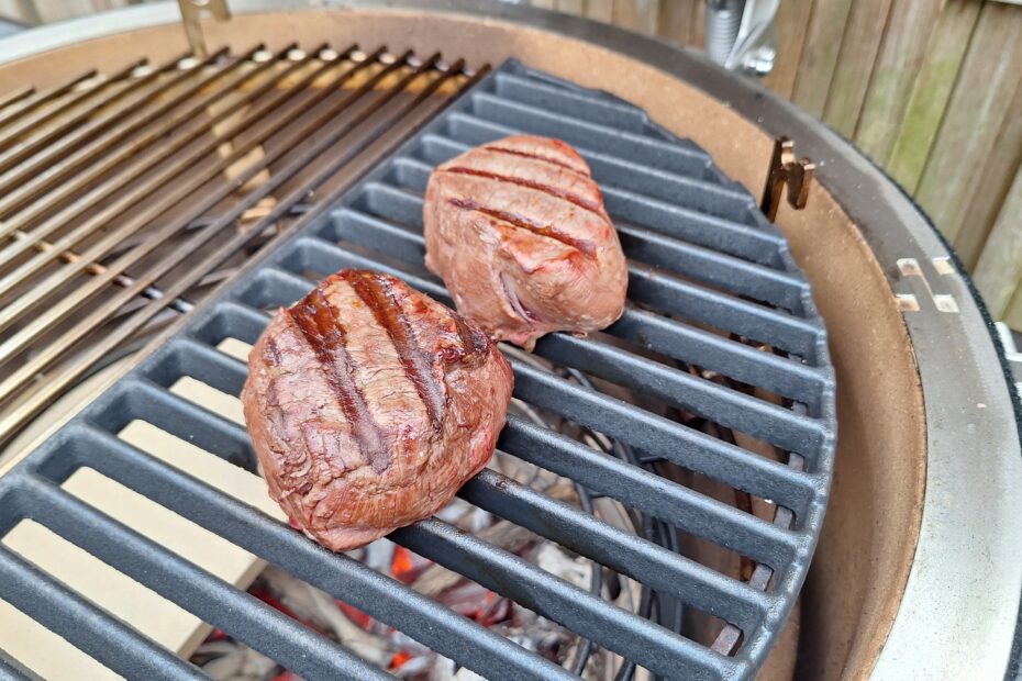 ossenhaas tournedos garen op de barbecue