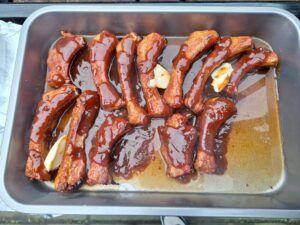 party ribs in braadslede verder garen