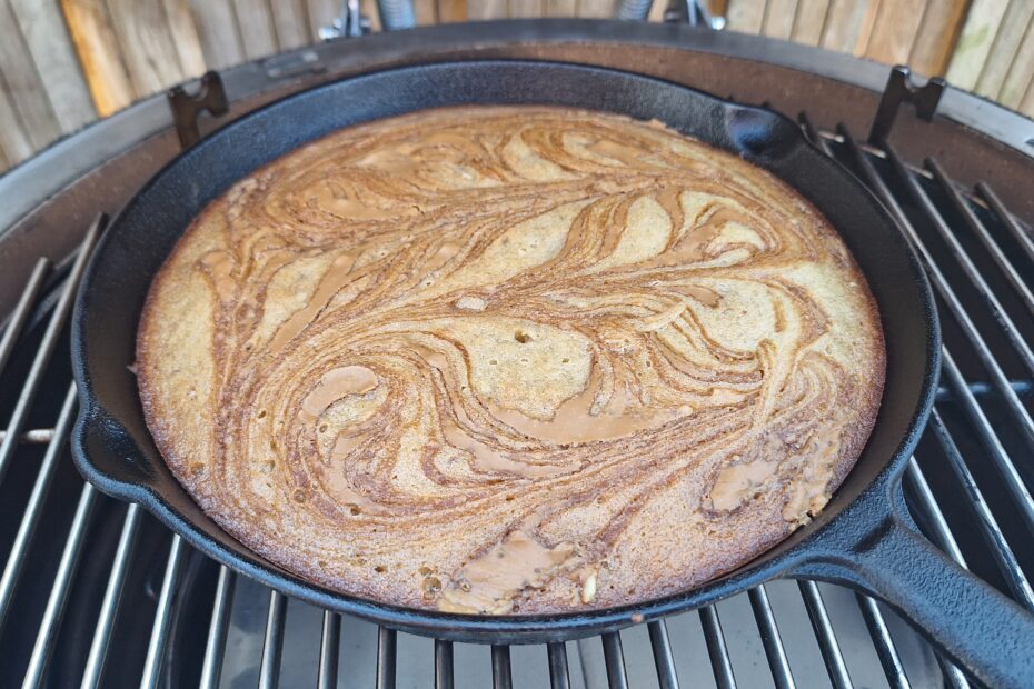 bananenbrood indirect op het rooster