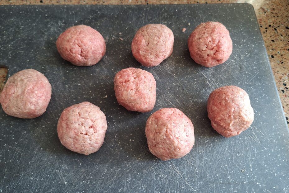 balletjes gehakt maken om te smashen