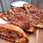 arayes recept - gevulde pita's van de BBQ