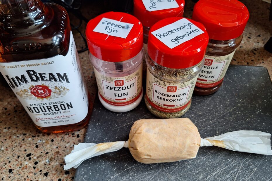 bourbon whiskey boter klaarmaken