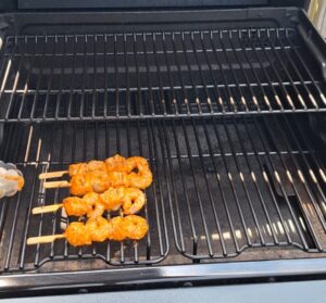 spiesjes indirect grillen