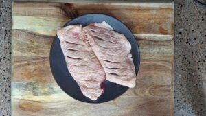 eendenborst insnijden