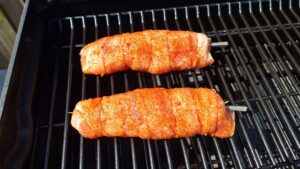 kip cordon bleu op de barbecue