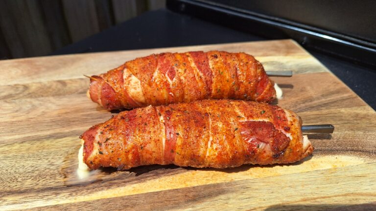 kip cordon bleu van de BBQ