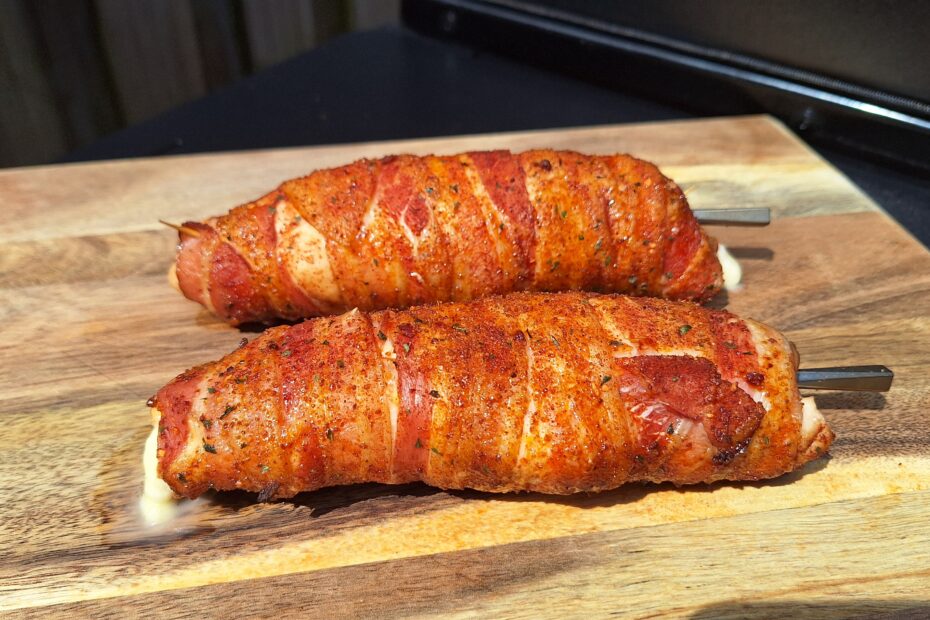 kip cordon bleu van de BBQ