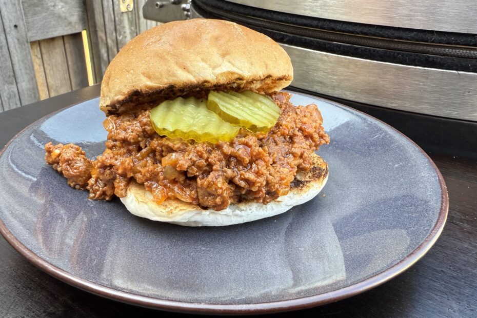 sloppy joe van de barbecue