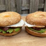 steak and eggs breakfast sandwich