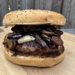 Herfstburger van de BBQ