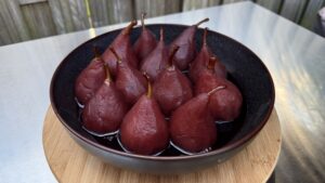 Stoofperen van de BBQ