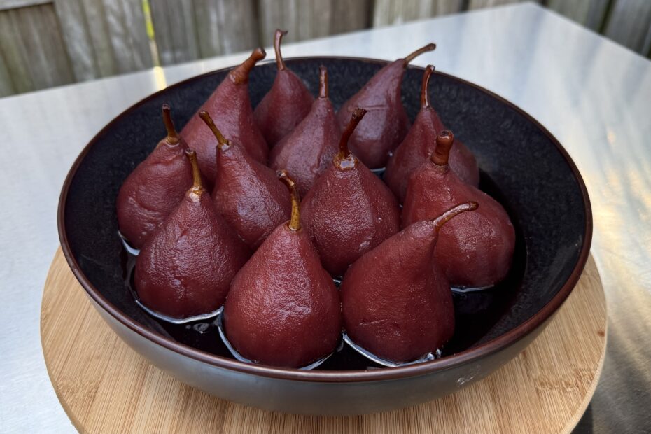 Stoofperen van de BBQ 33 Stoofperen van de BBQ